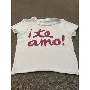 Peek !te amo! Tee Shirt 18/24M VGUC